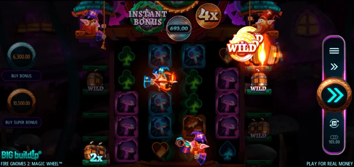 Fire Gnomes 2 Magic Wheel - सिंबल टेबल